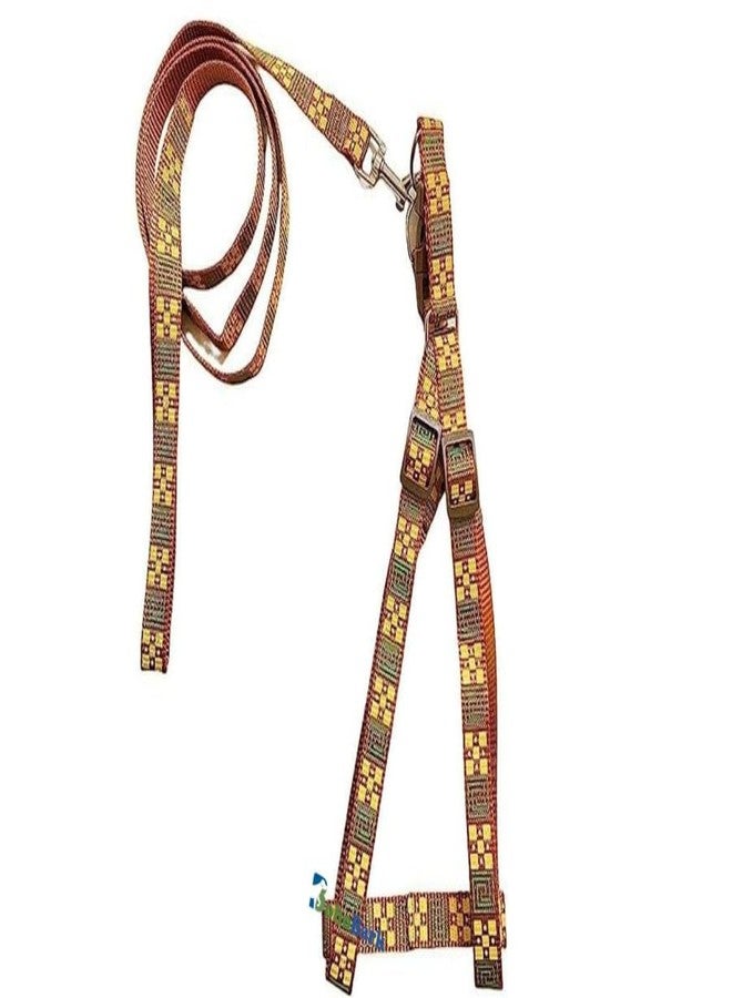 BohoBark طقم حزام ومقود للقطط من بوهوبارك، حزام ومقود خارجي للقطط مع مشبك سريع الفتح قابل للتعديل للقطط الصغيرة والمتوسطة، حزام خفيف الوزن وناعم للمشي والسفر وآمن للحيوانات الأليفة - Image 4